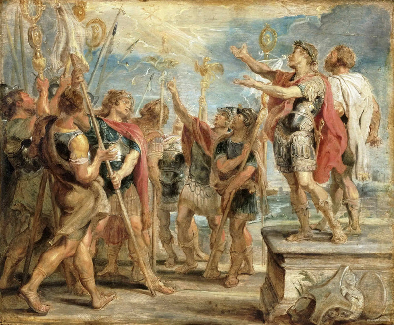 O emblema de Cristo aparecendo em Constantinopla - Peter Paul Rubens