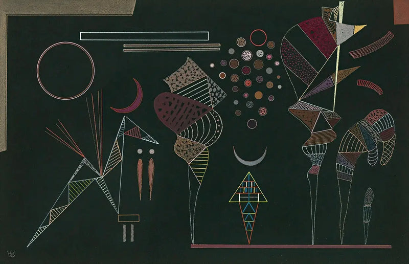 Contrastes reduzidos - Vassily Kandinsky