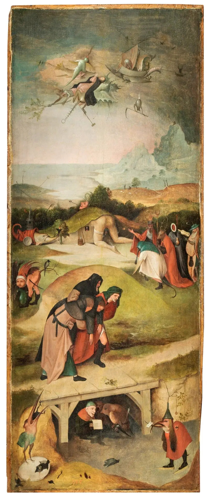 La Tentation de saint Antoine. - Hieronymus Bosch - Alpha Reproduction