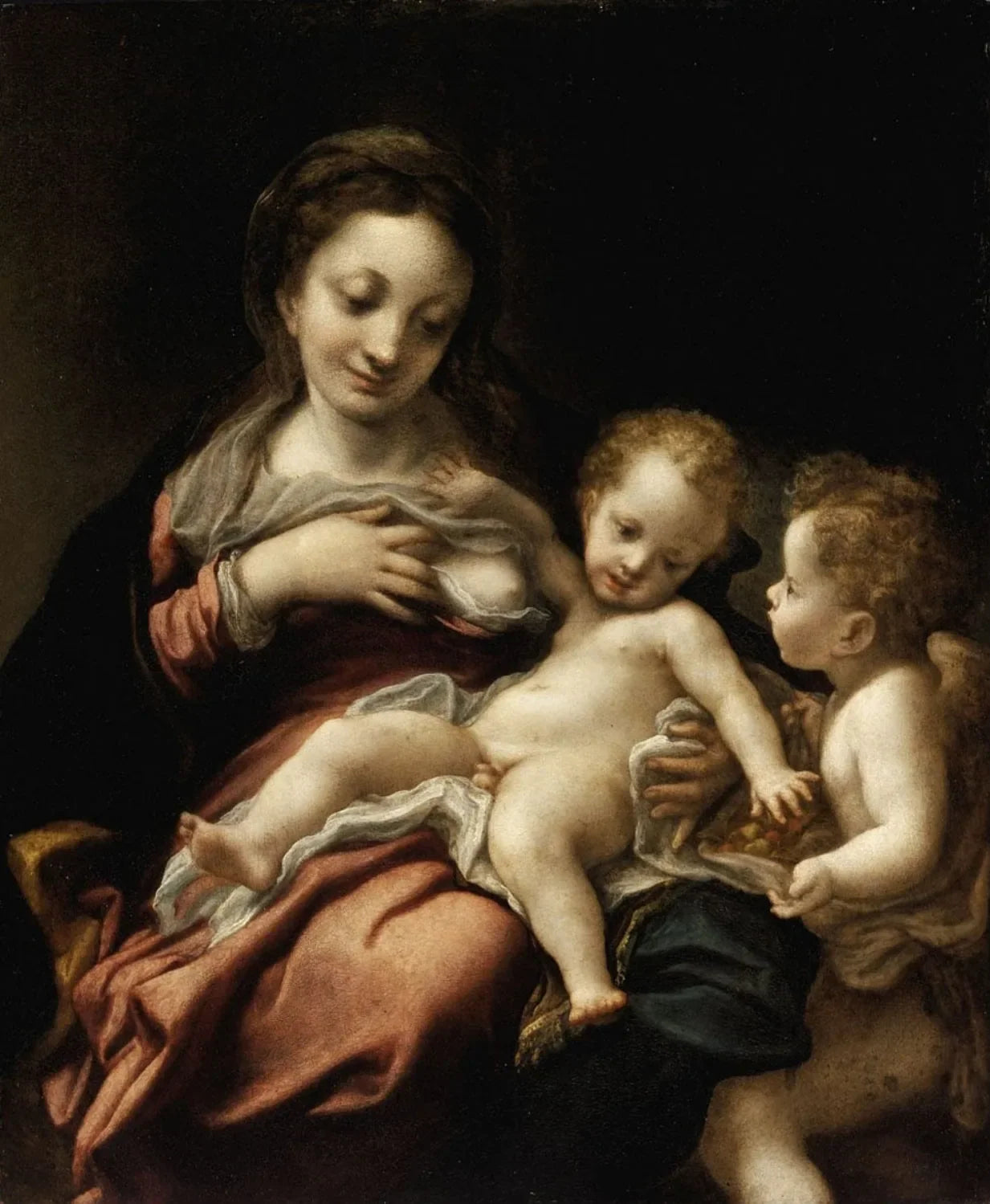 La Vierge allaitant l’Enfant