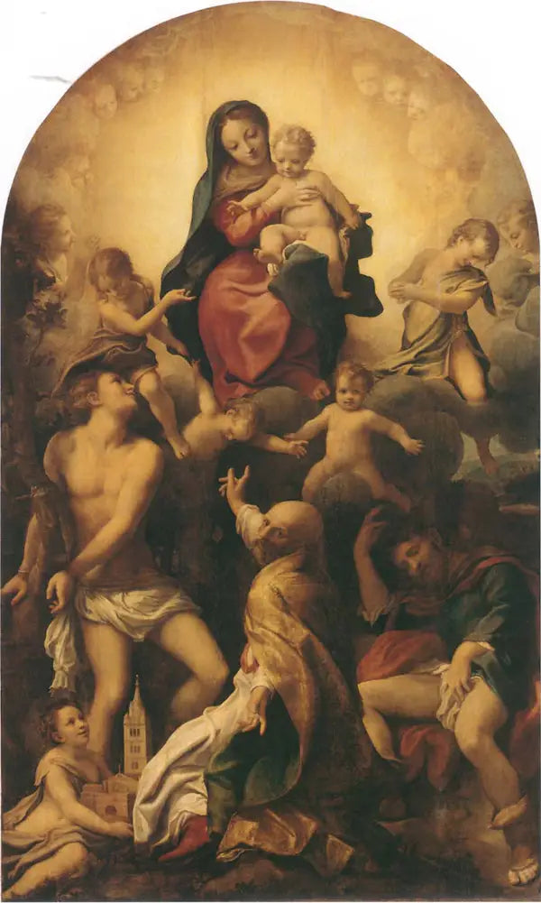 Madona de San Sebastiano - Antonio da Correggio