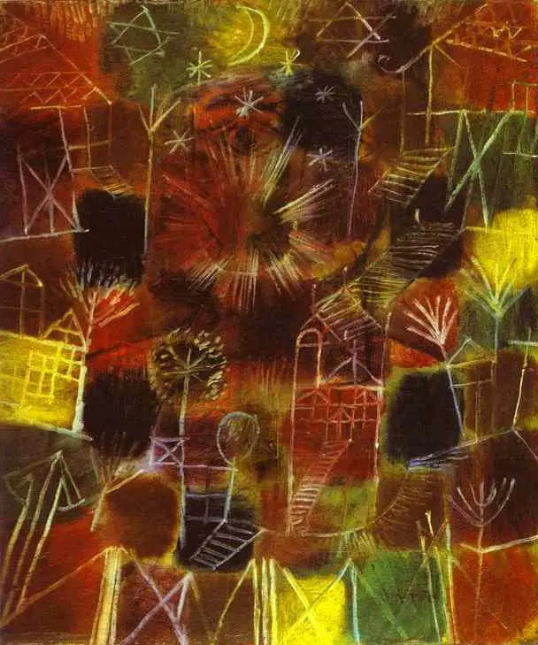 Composição cósmica - Paul Klee