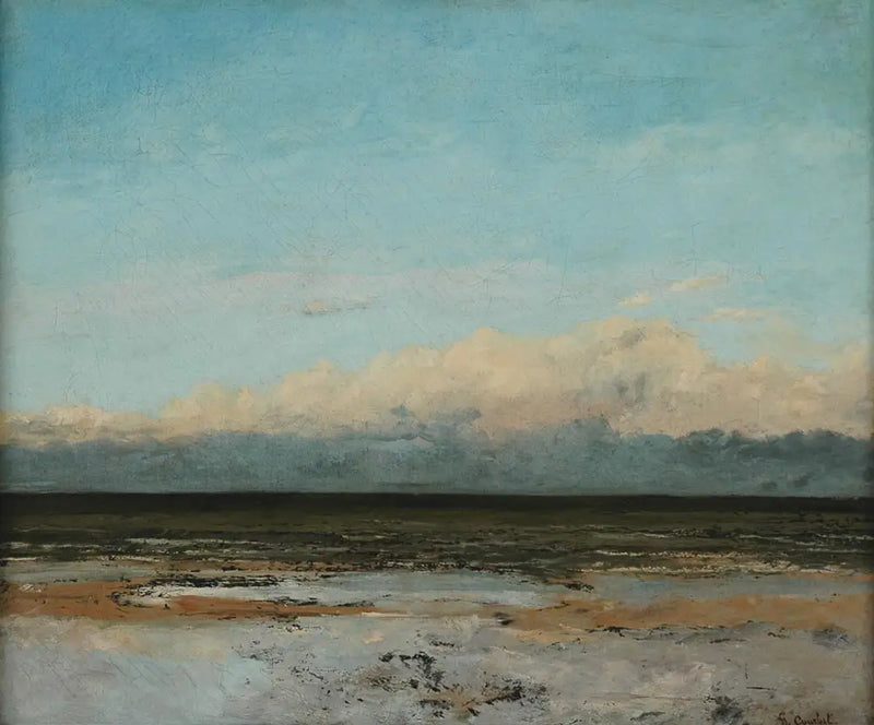 Maré Alta - Gustave Courbet