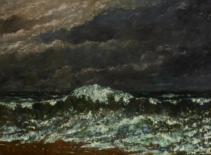 A onda - Gustave Courbet