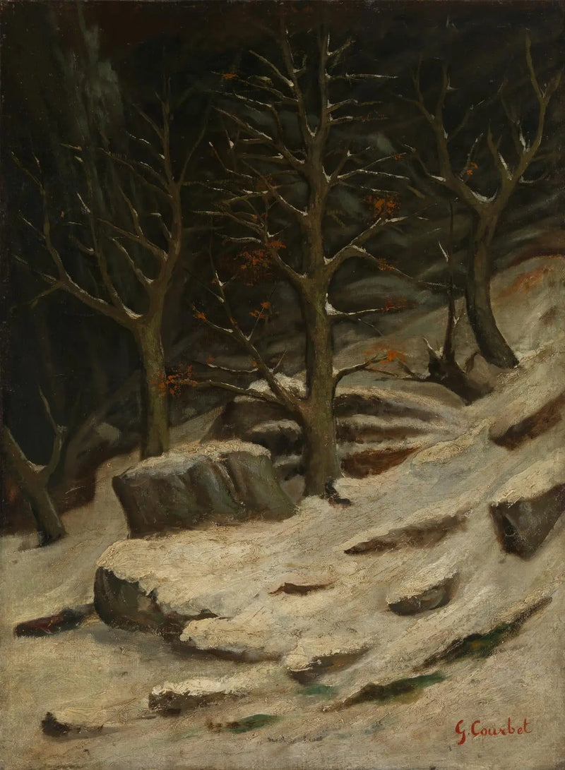 Inverno - Gustave Courbet