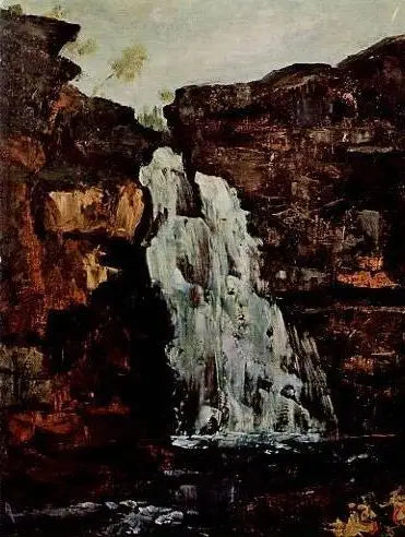 O Salto do Doubs - Gustave Courbet
