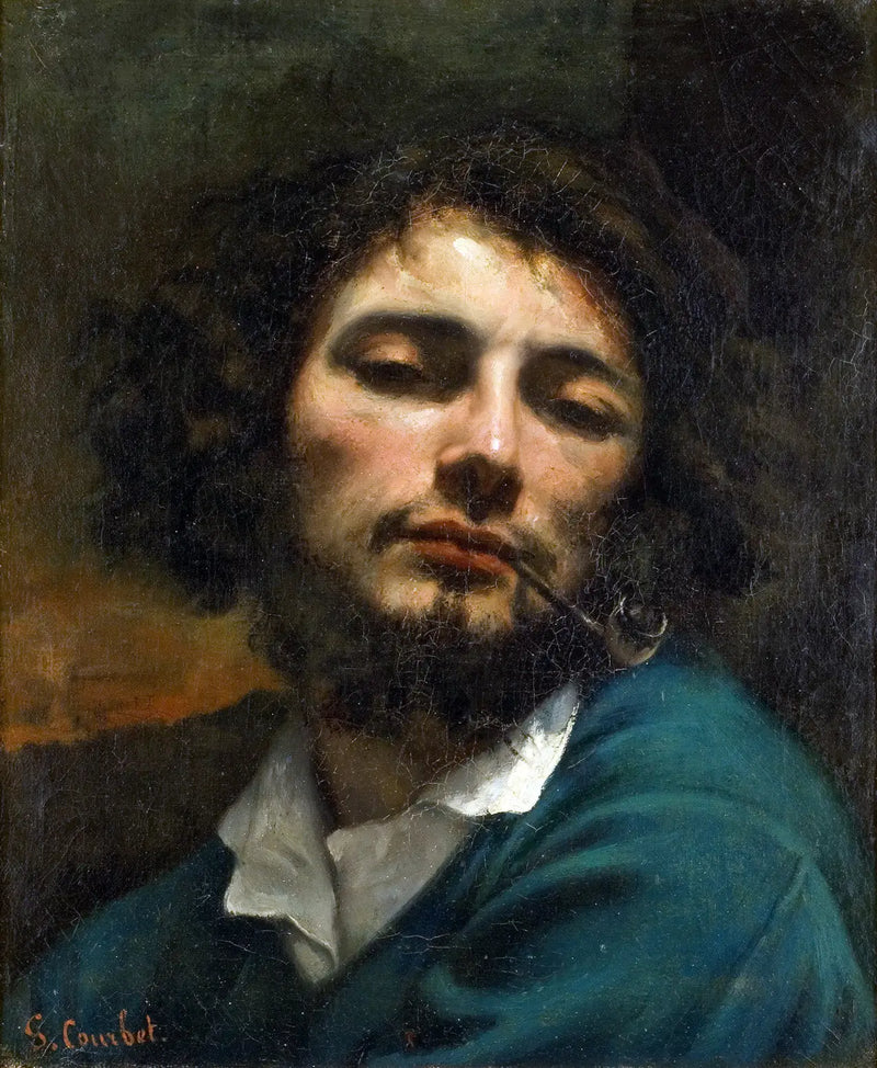 O Homem com Cachimbo - Gustave Courbet
