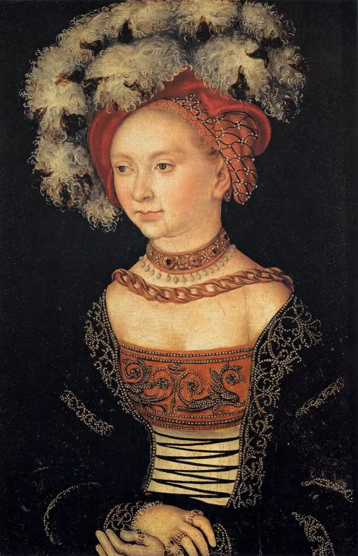 Retrato de mulher - Lucas Cranach, o Velho