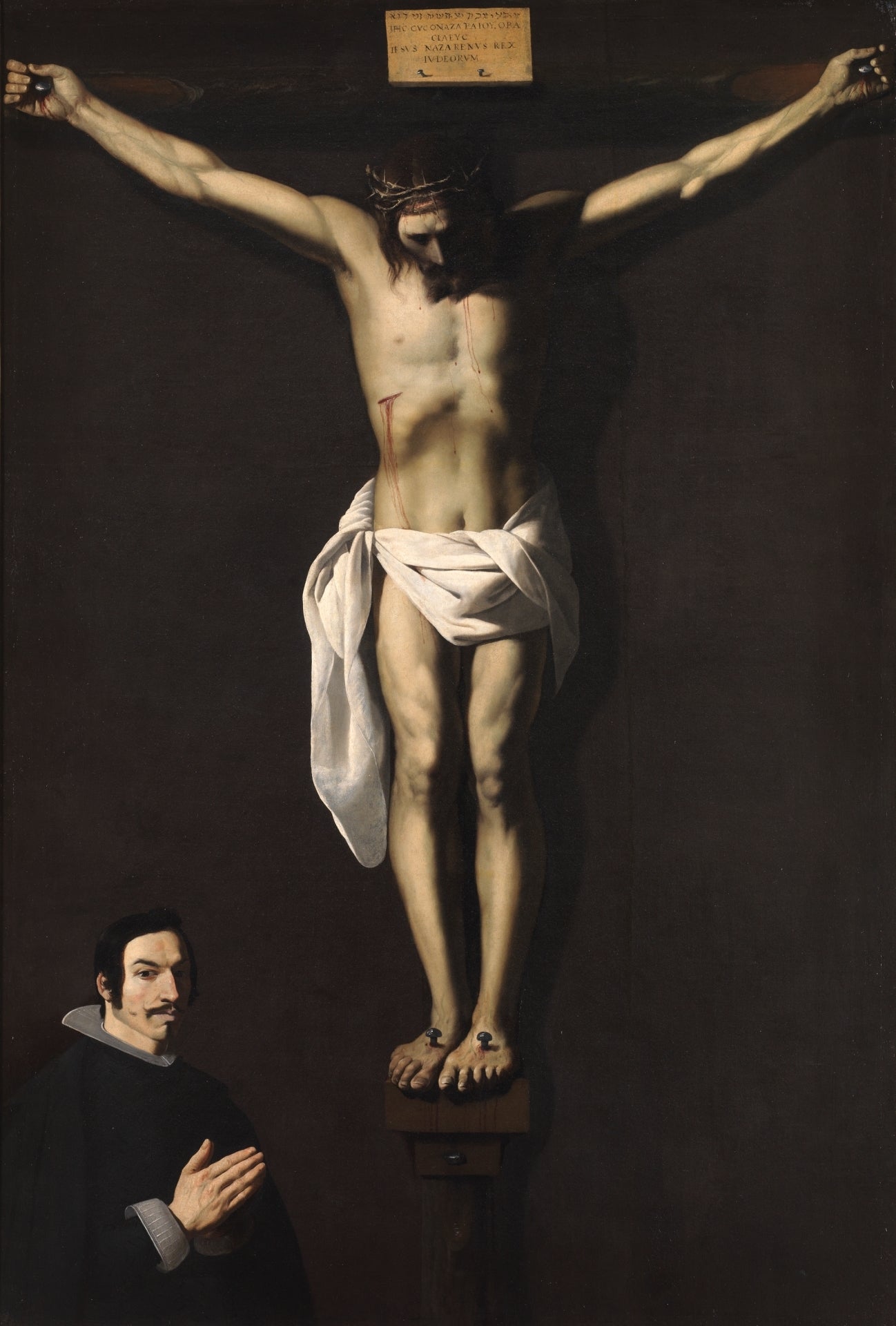 Crucifixion avec un donateur - Francisco de Zurbarán