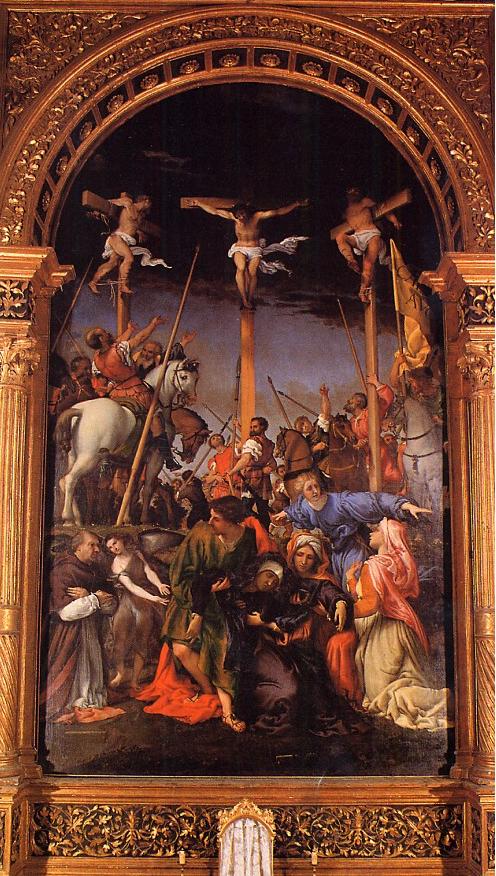 Crucificação - Lorenzo Lotto
