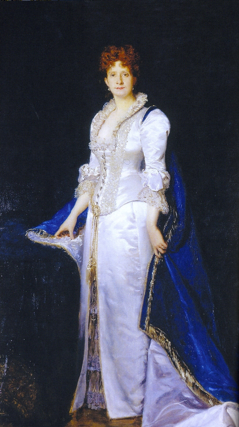 Portrait de la reine Maria Pia du Portugal (1847-1911) - Carolus-Duran