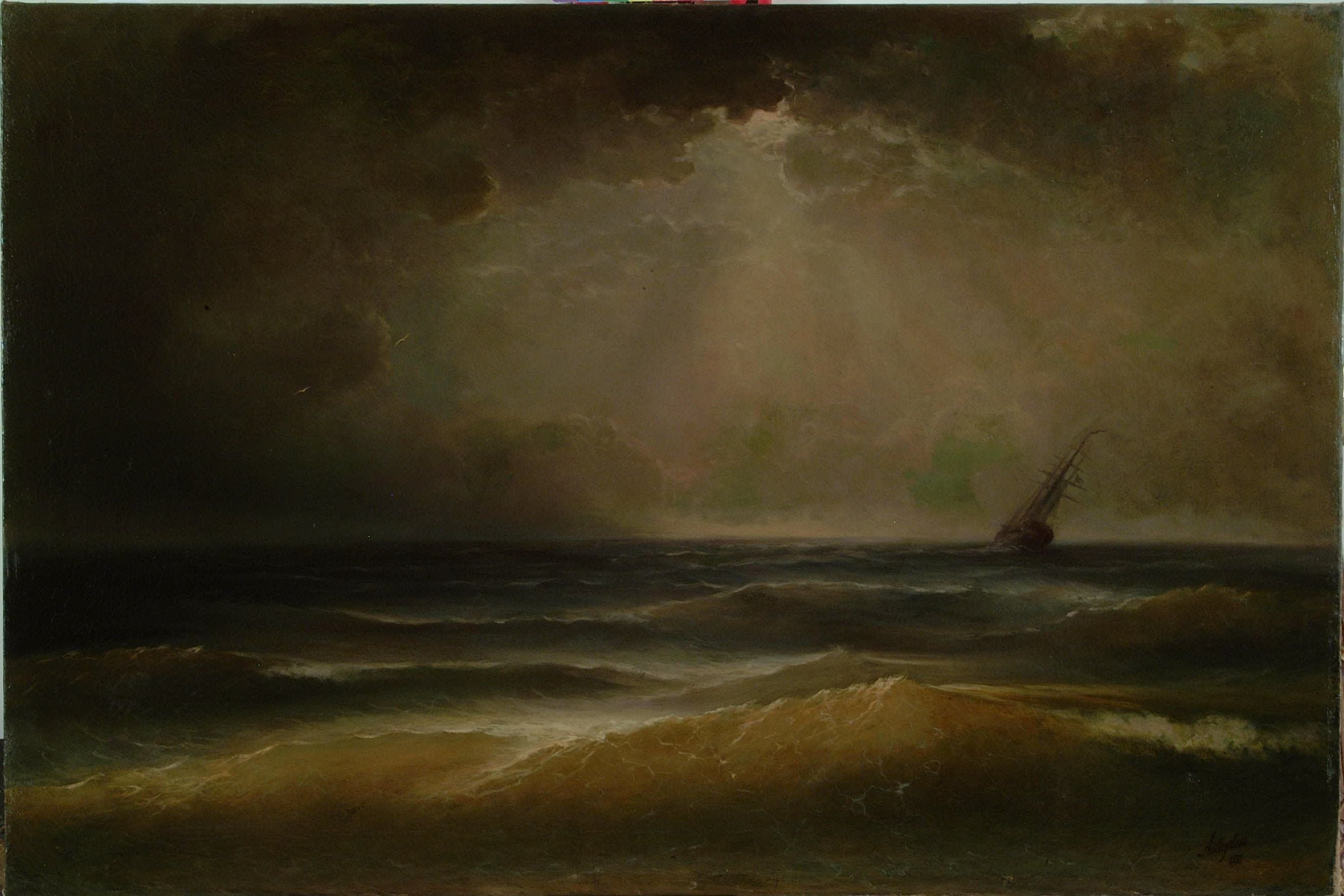 Tempête - Ivan Aïvazovski