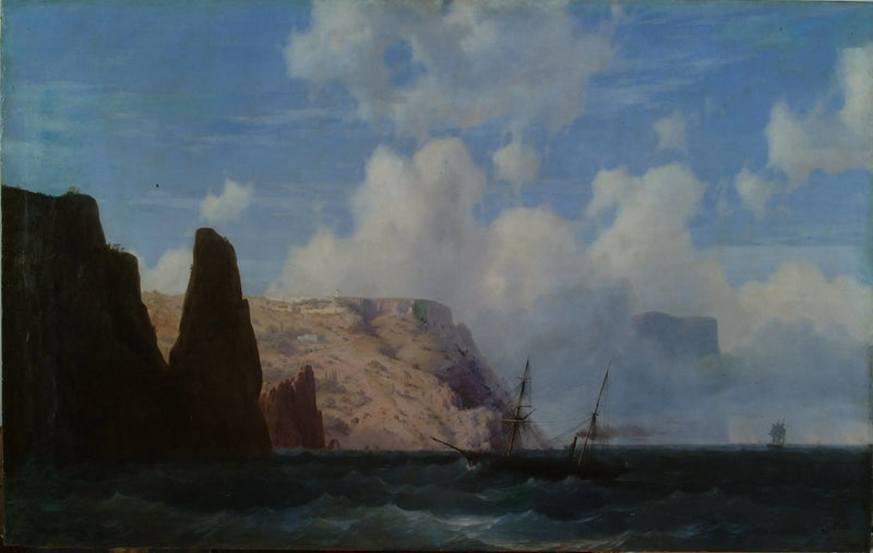  Falésias rochosas - Ivan Aïvazovski
