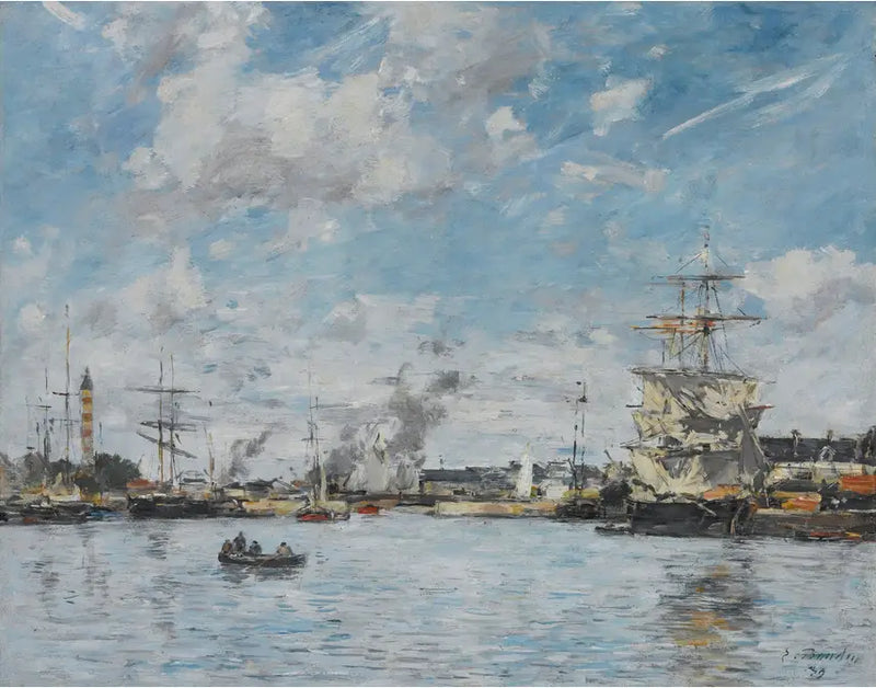 Deanville. O Lago - Eugène Boudin