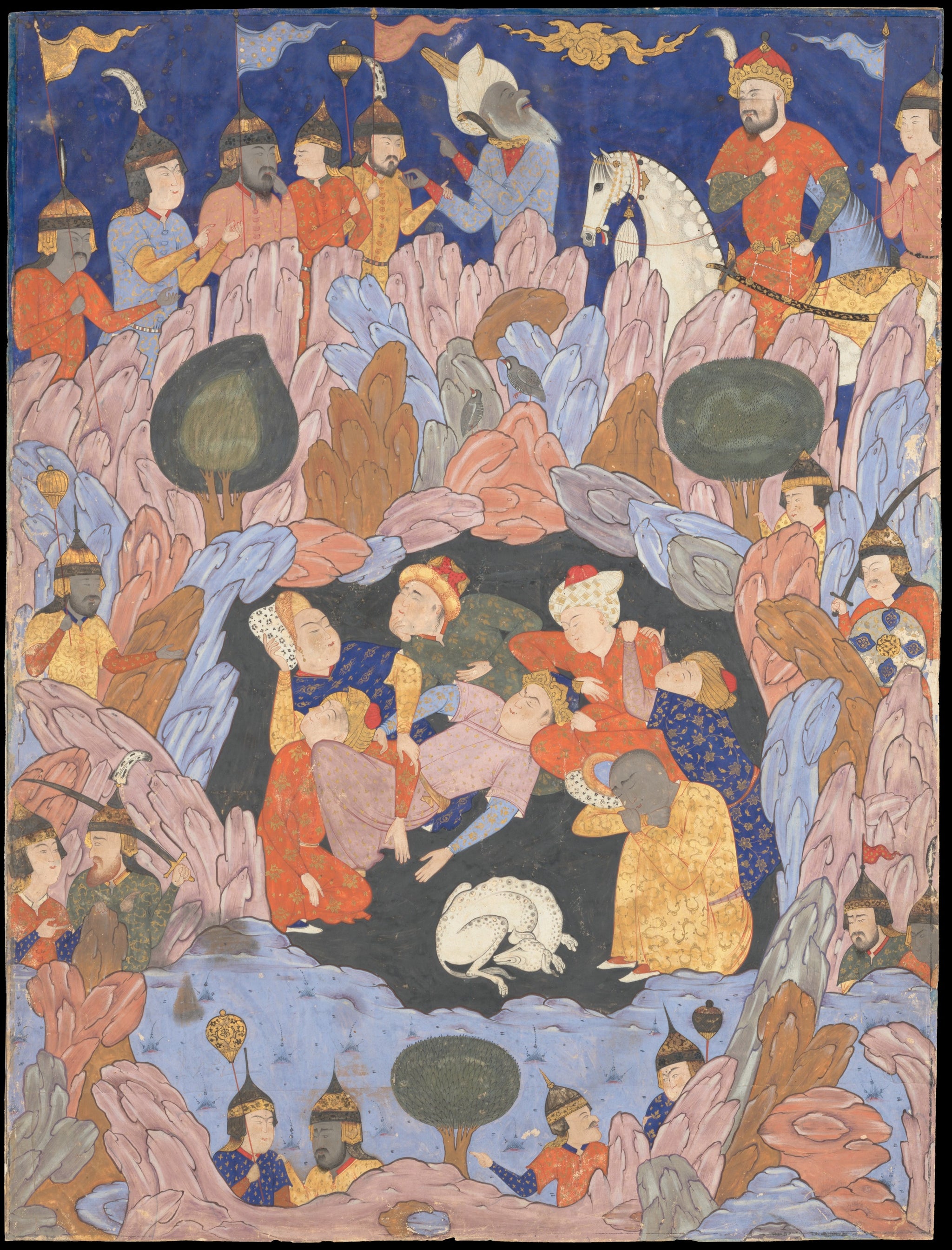 Les Sept Dormants d’Éphèse, Atelier persan anonyme, 1550s