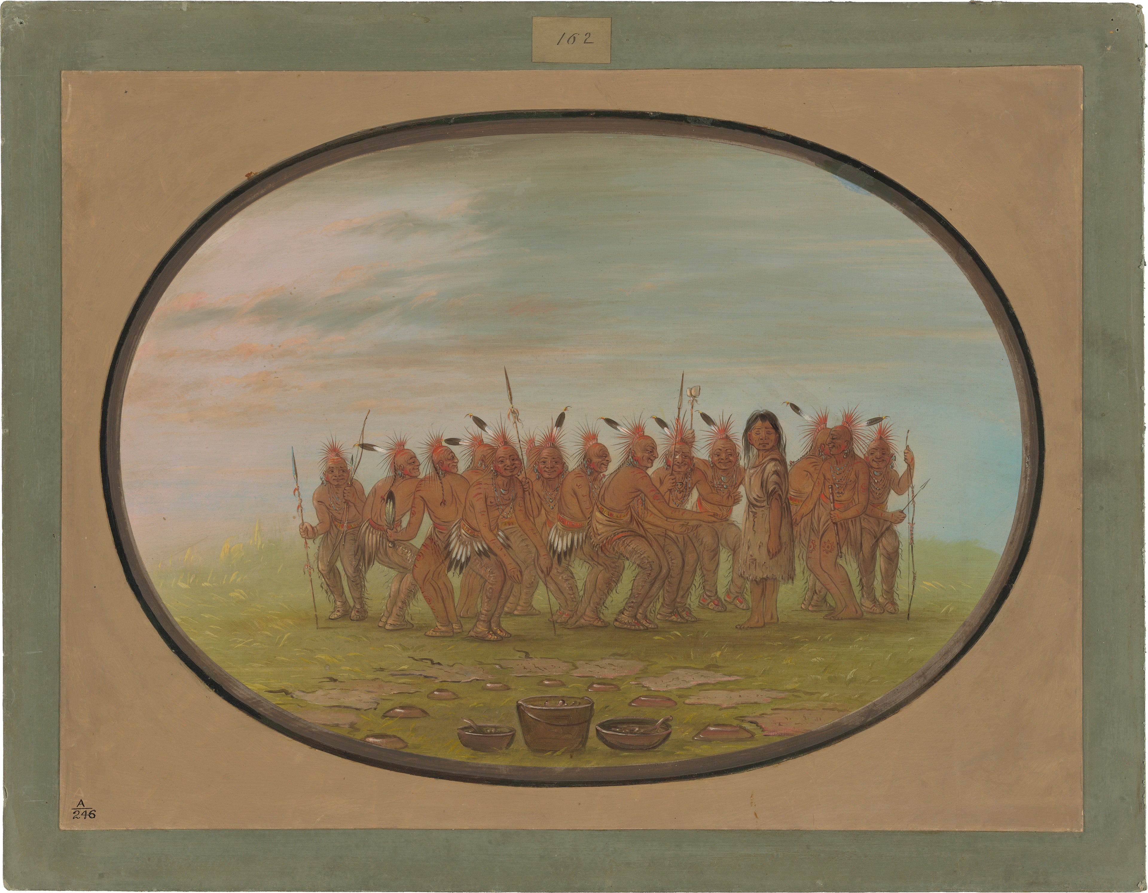 Danse au Berdache - Saukie - George Catlin