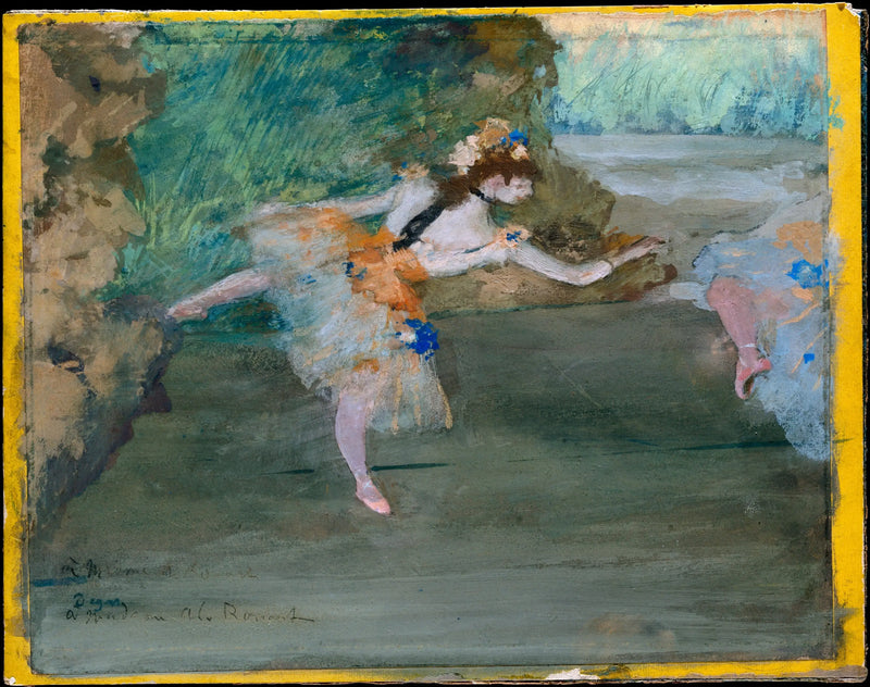 Dançarino no palco - Edgar Degas
