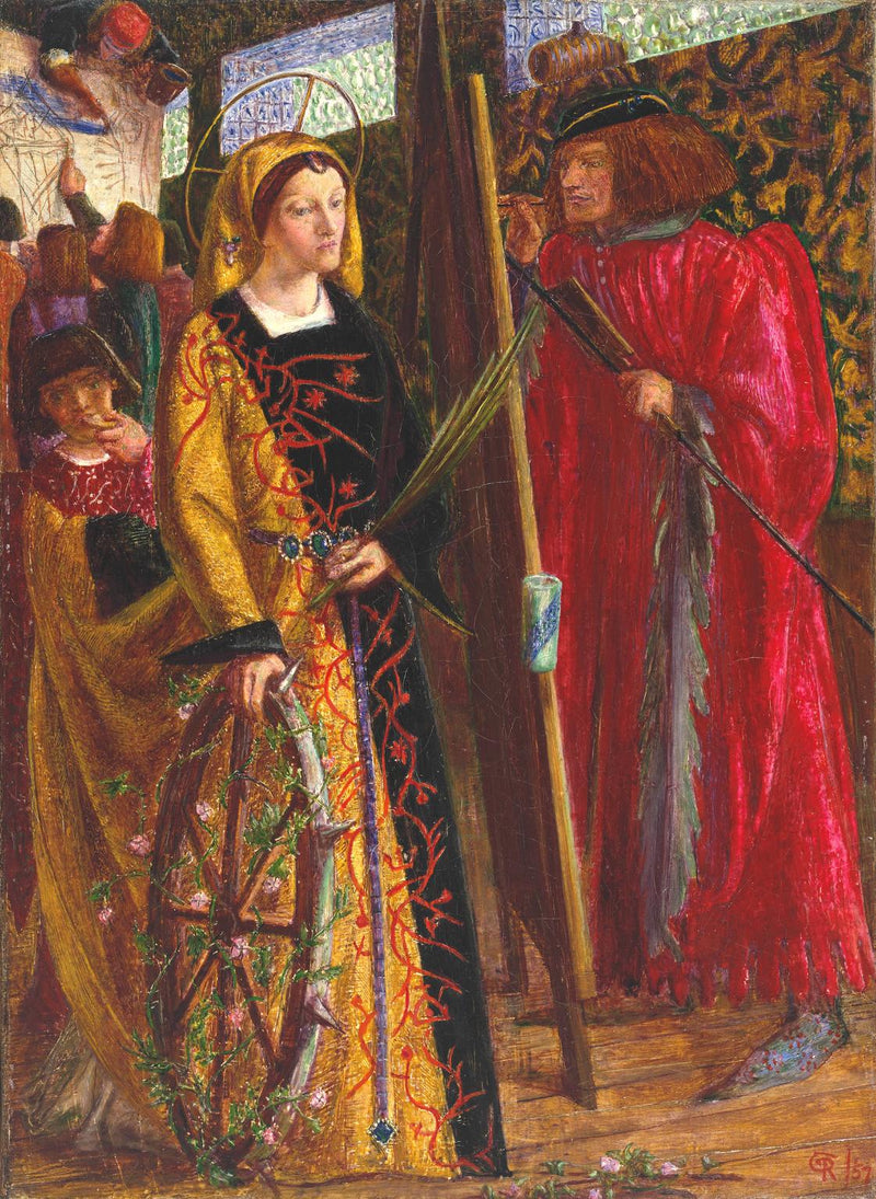 Santa Catarina - Dante Gabriel Rossetti