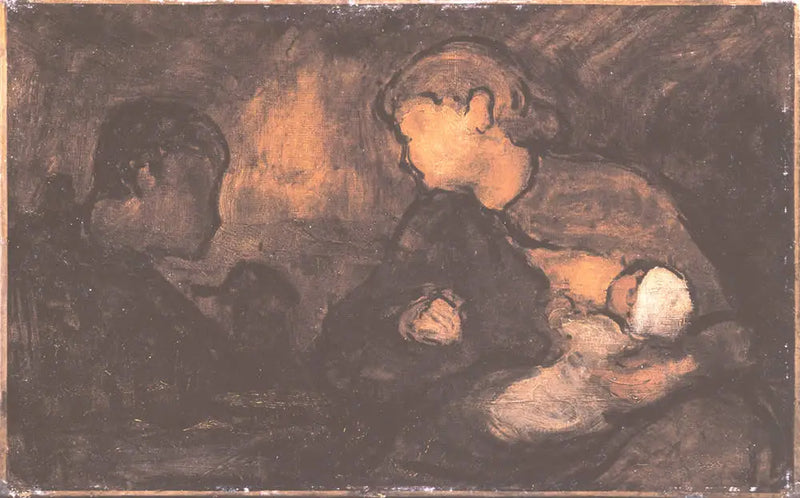 A Sopa - Honoré Daumier