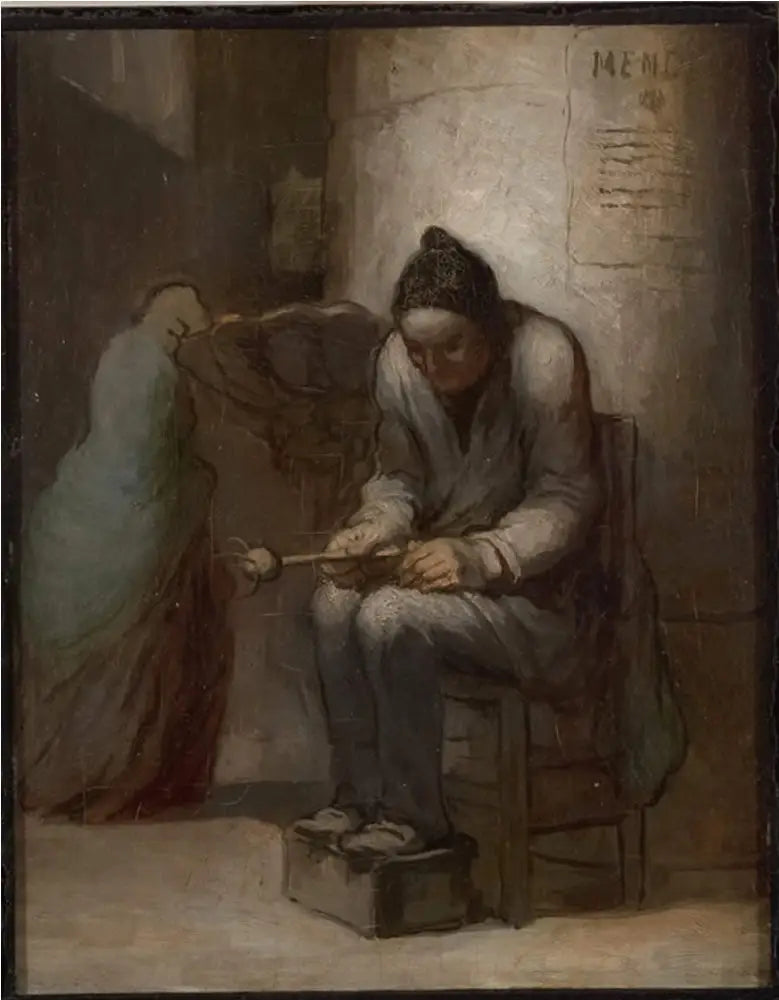 O doador de água benta na Notre Dame - Honoré Daumier