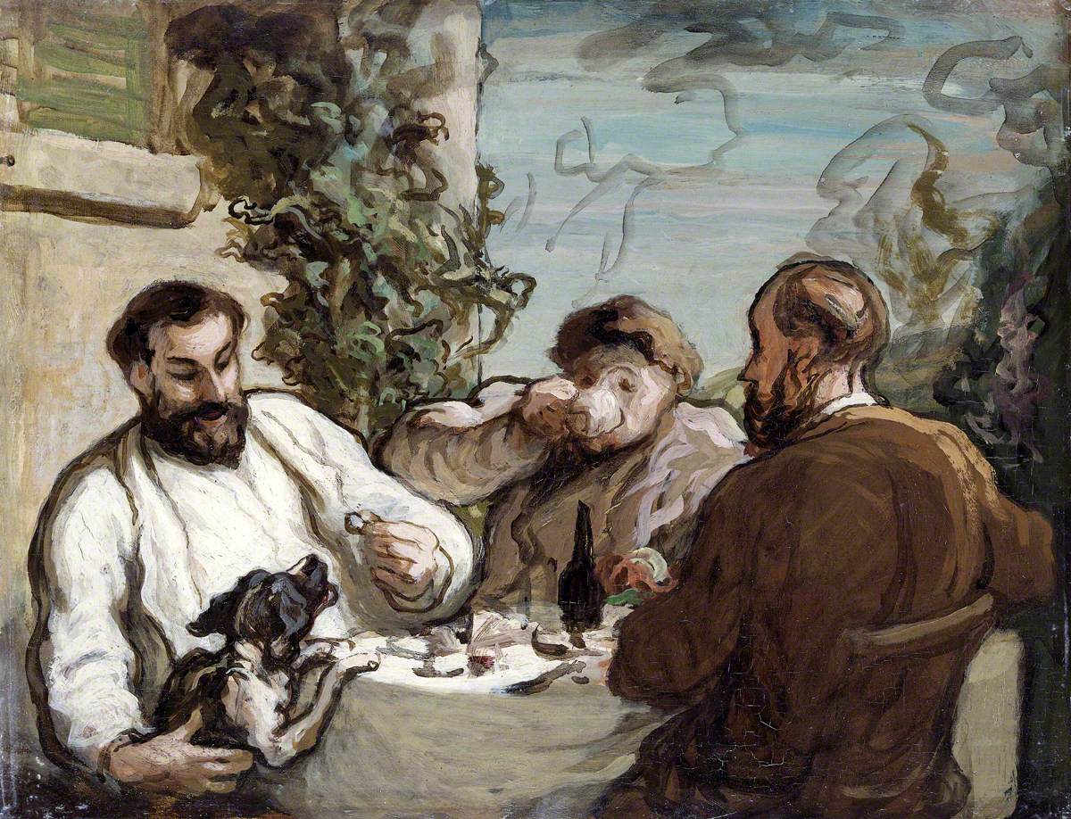 Déjeuner à la campagne - Honoré Daumier