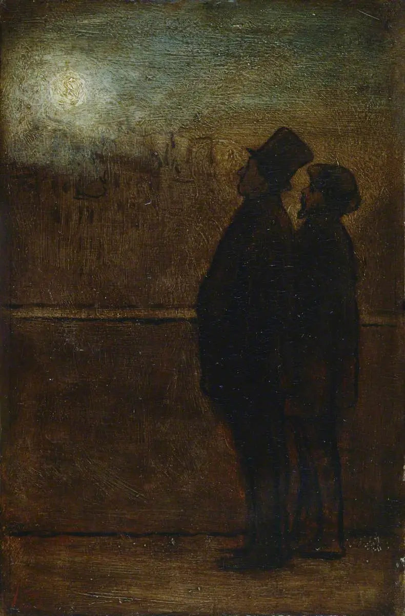 Os caminhantes da noite - Honoré Daumier