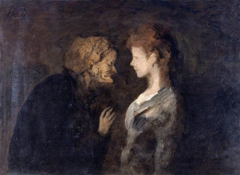 O segredo - Honoré Daumier
