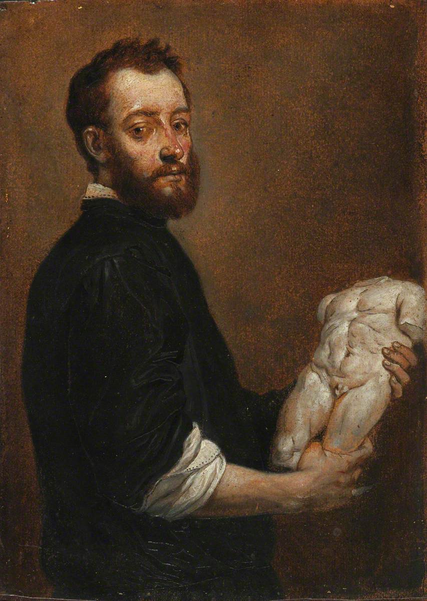 Portrait d'un sculpteur (Allesandro Vittoria) (d'après Giovanni Battista Moroni) - David Teniers le Jeune