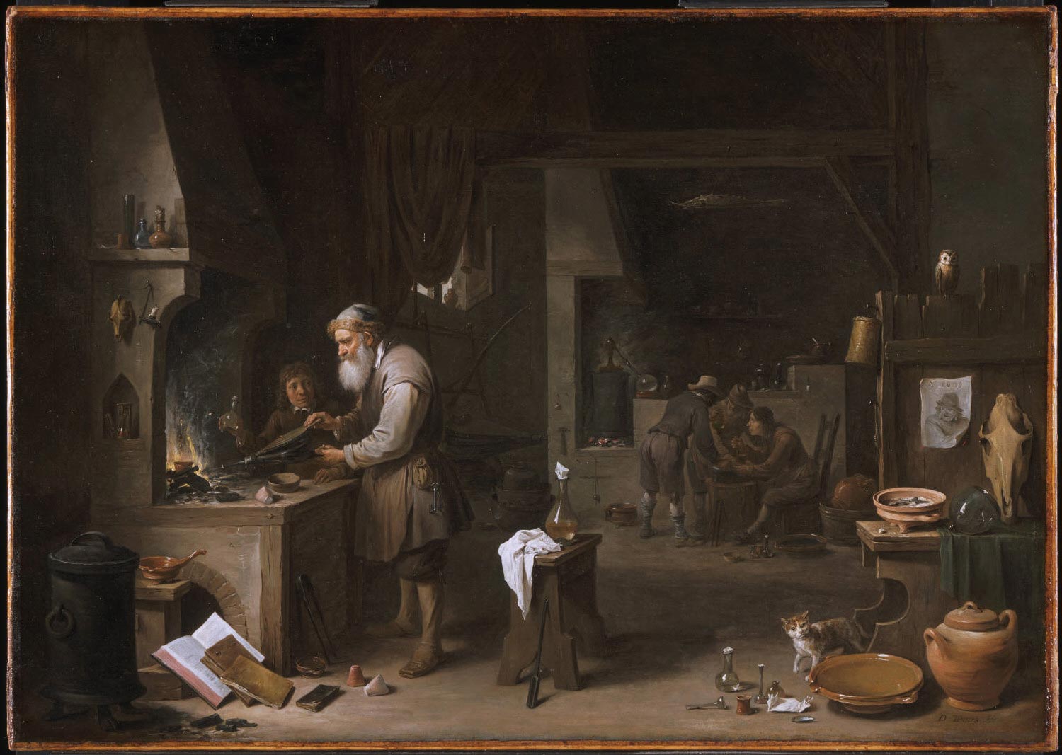 L'Alchimiste - David Teniers le Jeune