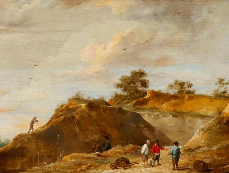 A carreira de areia - David Teniers Júnior