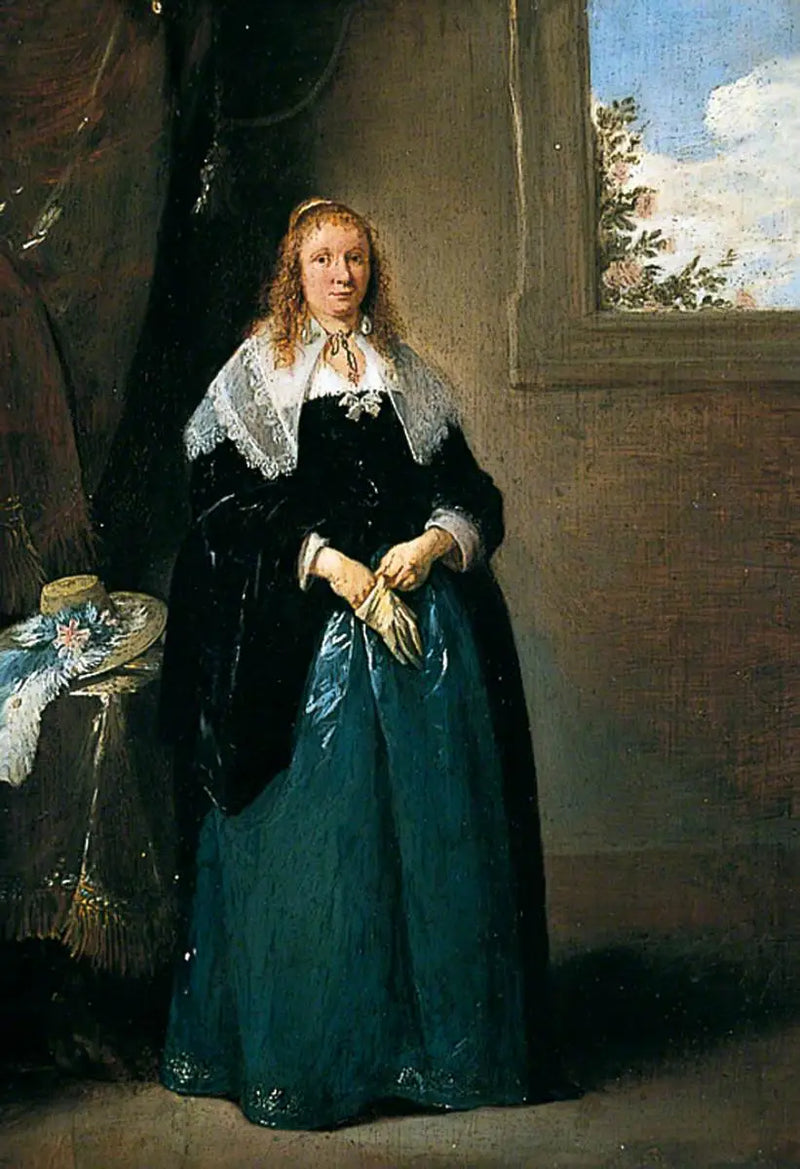 Retrato de uma dama - David Teniers, o Jovem