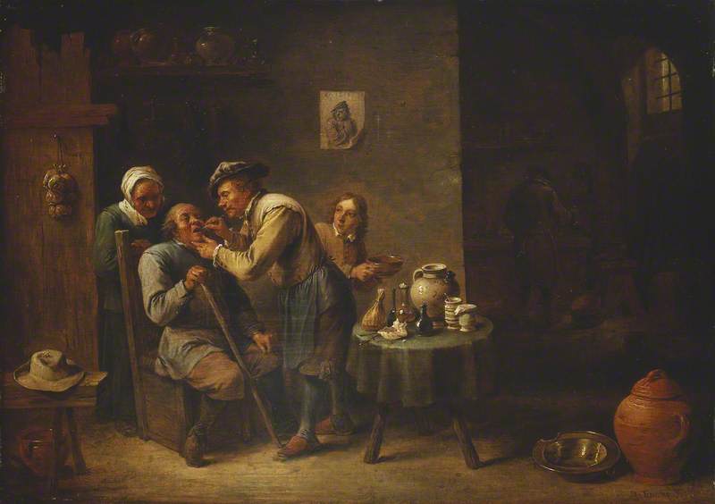 Le dentiste - David Teniers le Jeune