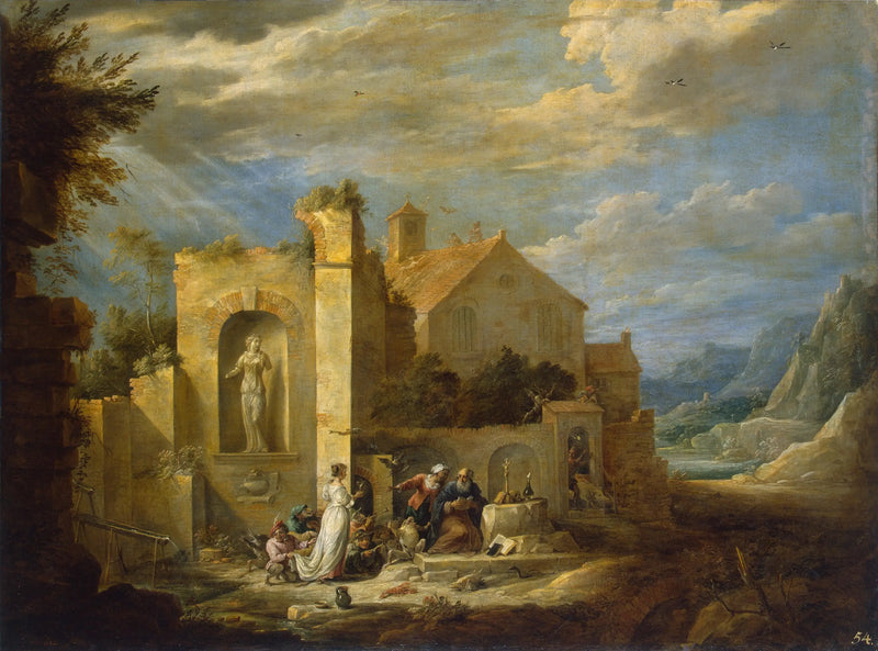 Tentação de Santo Antônio - David Teniers Júnior