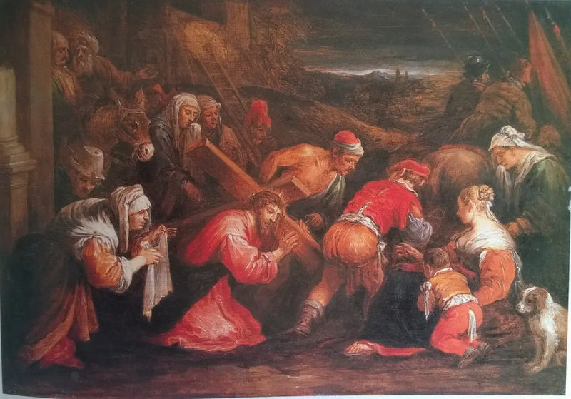 Carregar a cruz - David Teniers, o Jovem