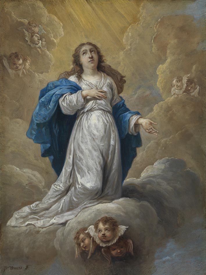 Les quinze secrets du rosaire : l'Assomption de la Vierge Marie - David Teniers le Jeune
