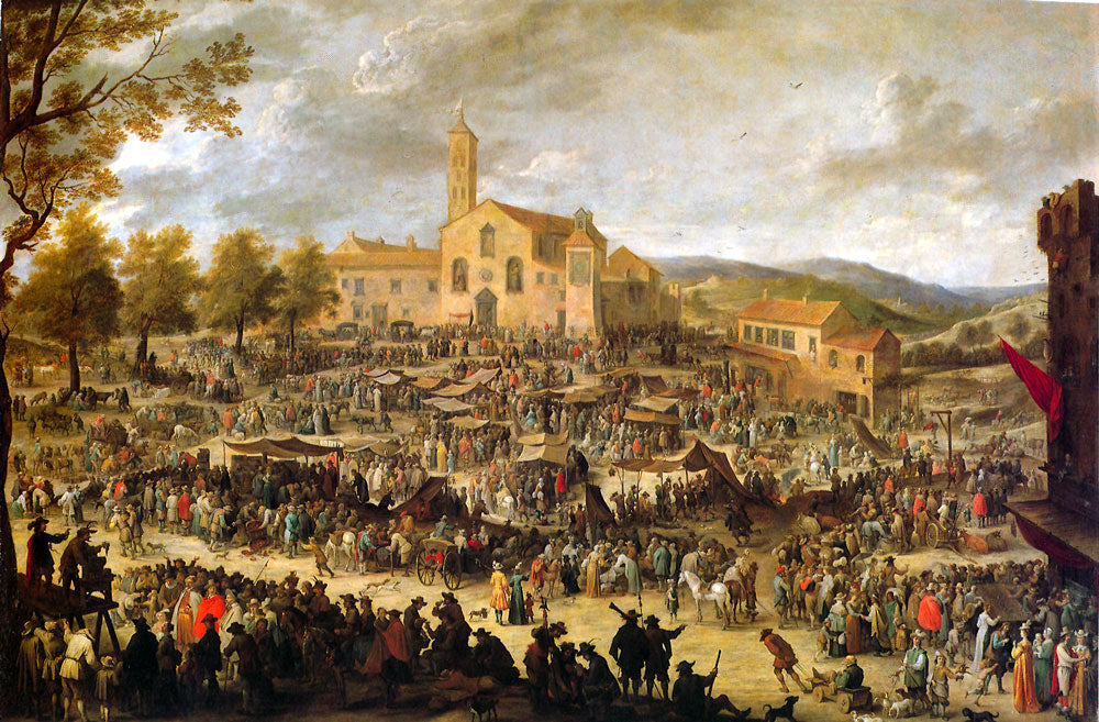 Foire de Santa Maria dell'Impruneta à Florence. - David Teniers le Jeune