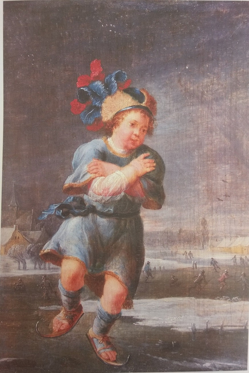 Le patineur sur glace - David Teniers le Jeune