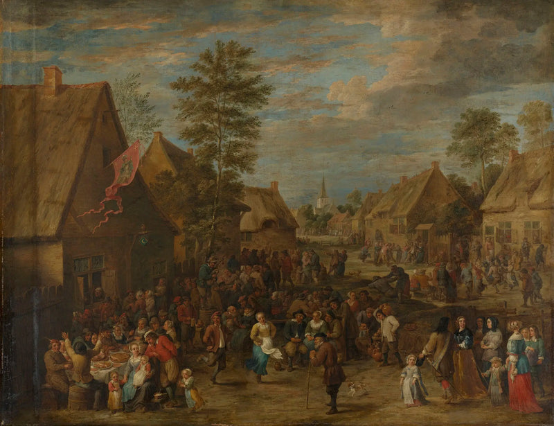 Uma quermesse no dia de São Jorge - David Teniers, o Jovem