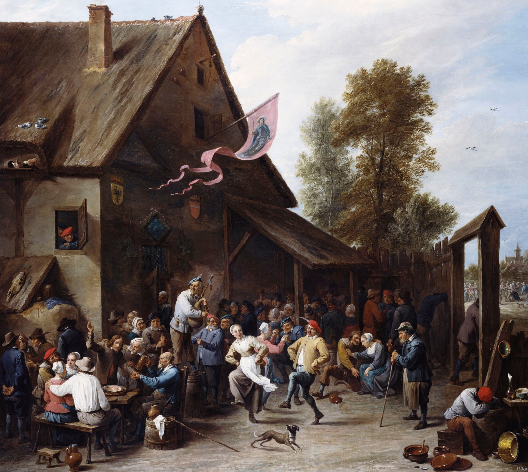 Une Kermesse le jour de la Saint-Georges - David Teniers le Jeune