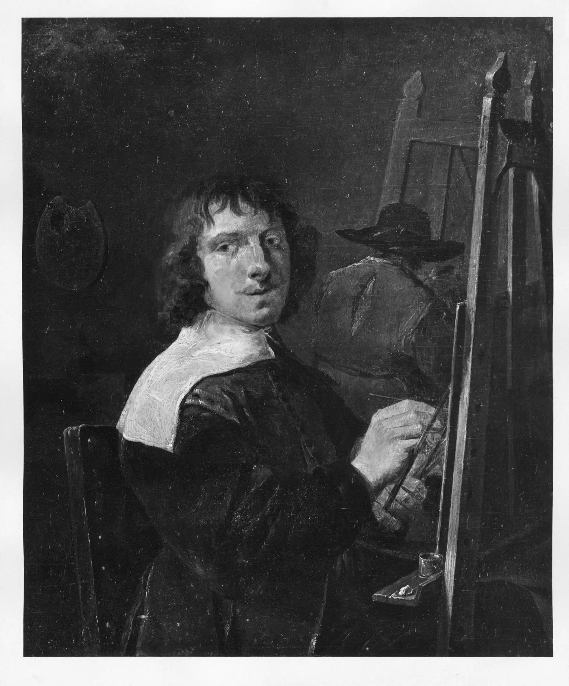 autoportrait (?) en peintre - David Teniers le Jeune - Alpha Reproduction
