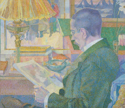 Le connaisseur des estampes (Dr Aegidius Timmermann) - Jan Toorop - Alpha Reproduction