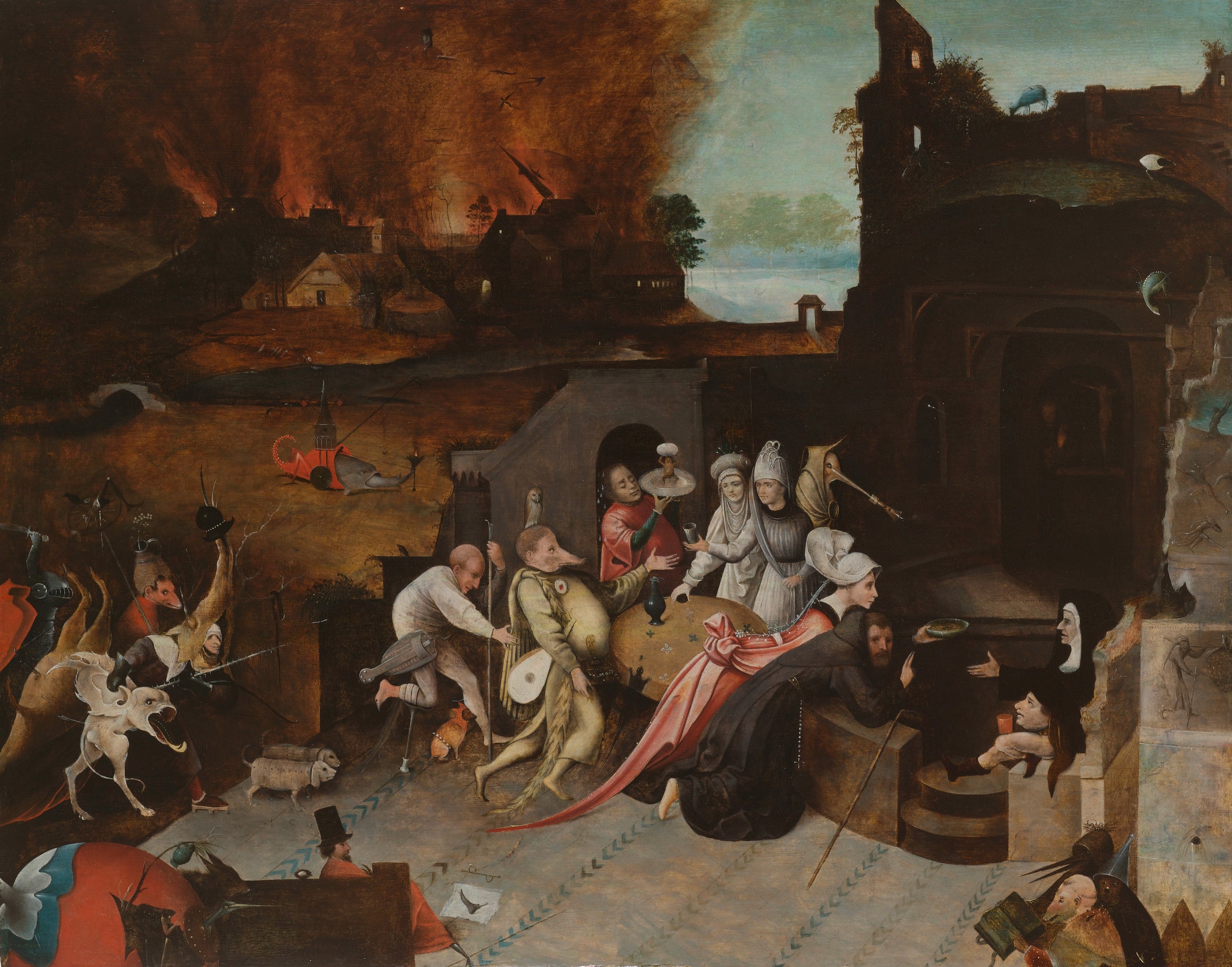 A tentação de santo Antão - Hieronymus Bosch