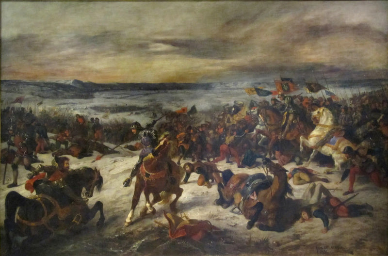 A Batalha de Nancy - Eugène Delacroix