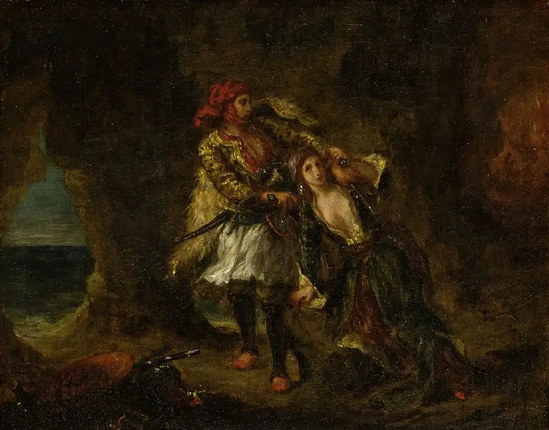 A Noiva de Abidos - Eugène Delacroix