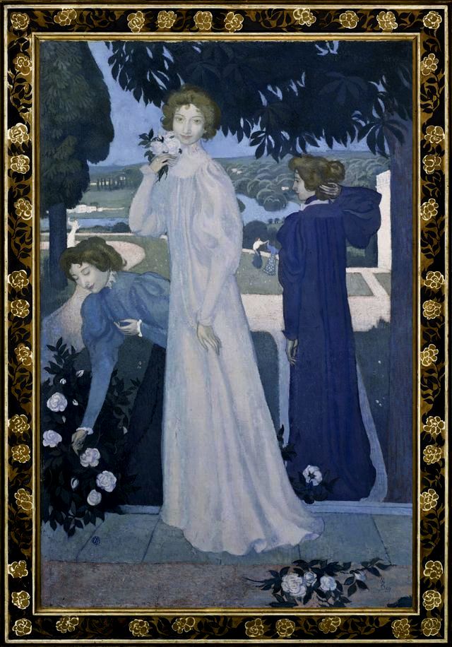 Retrato de Yvonne Lerolle em três aspectos - Maurice Denis