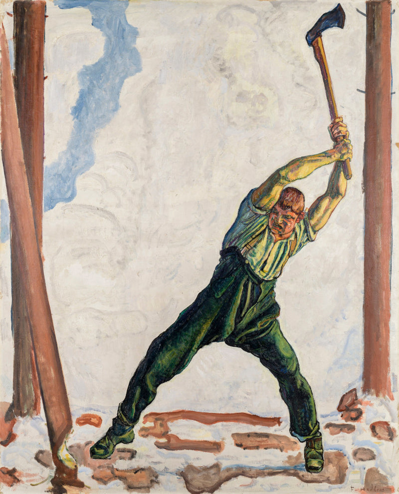 O lenhador - Ferdinand Hodler
