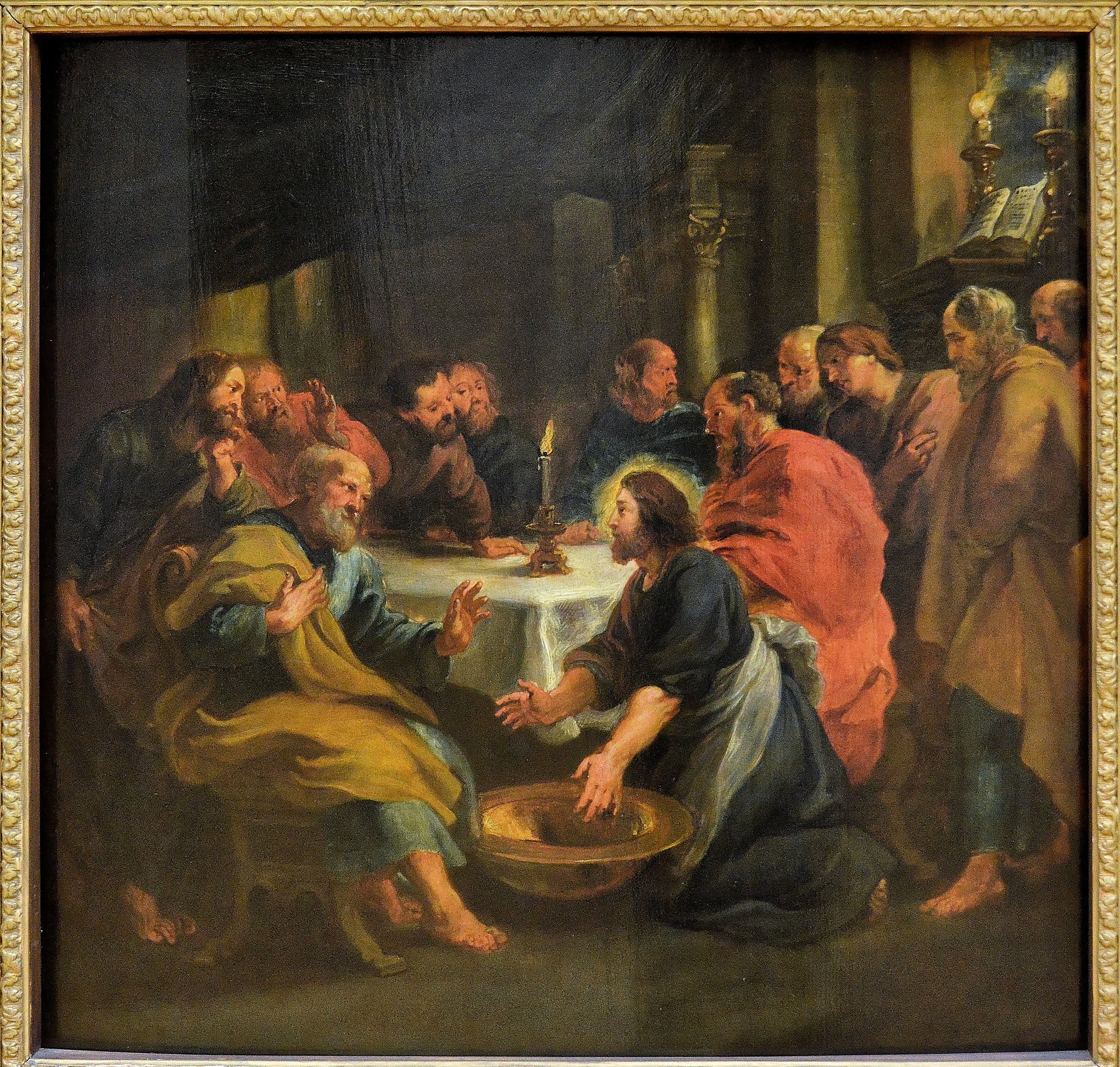 Le Lavement des pieds - Peter Paul Rubens