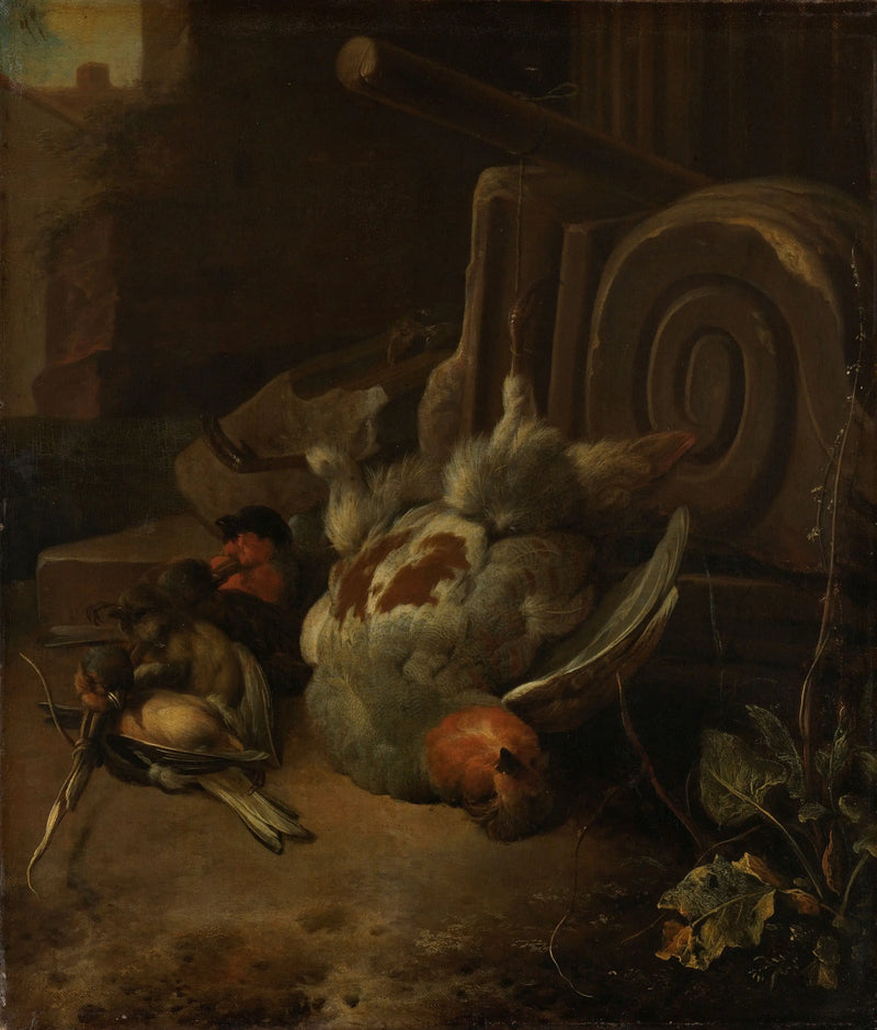 Pássaros mortos - Melchior de Hondecoeter