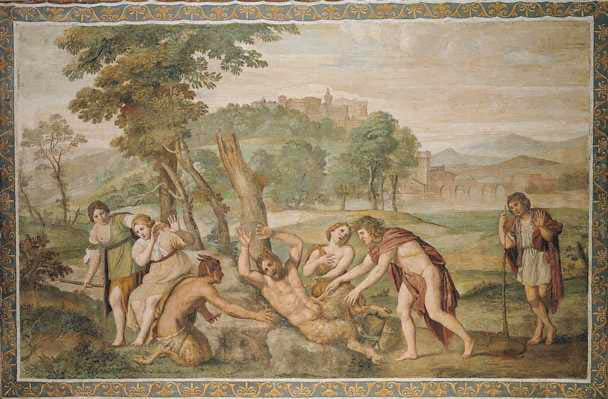 A escultura de Marsyas - Domenichino