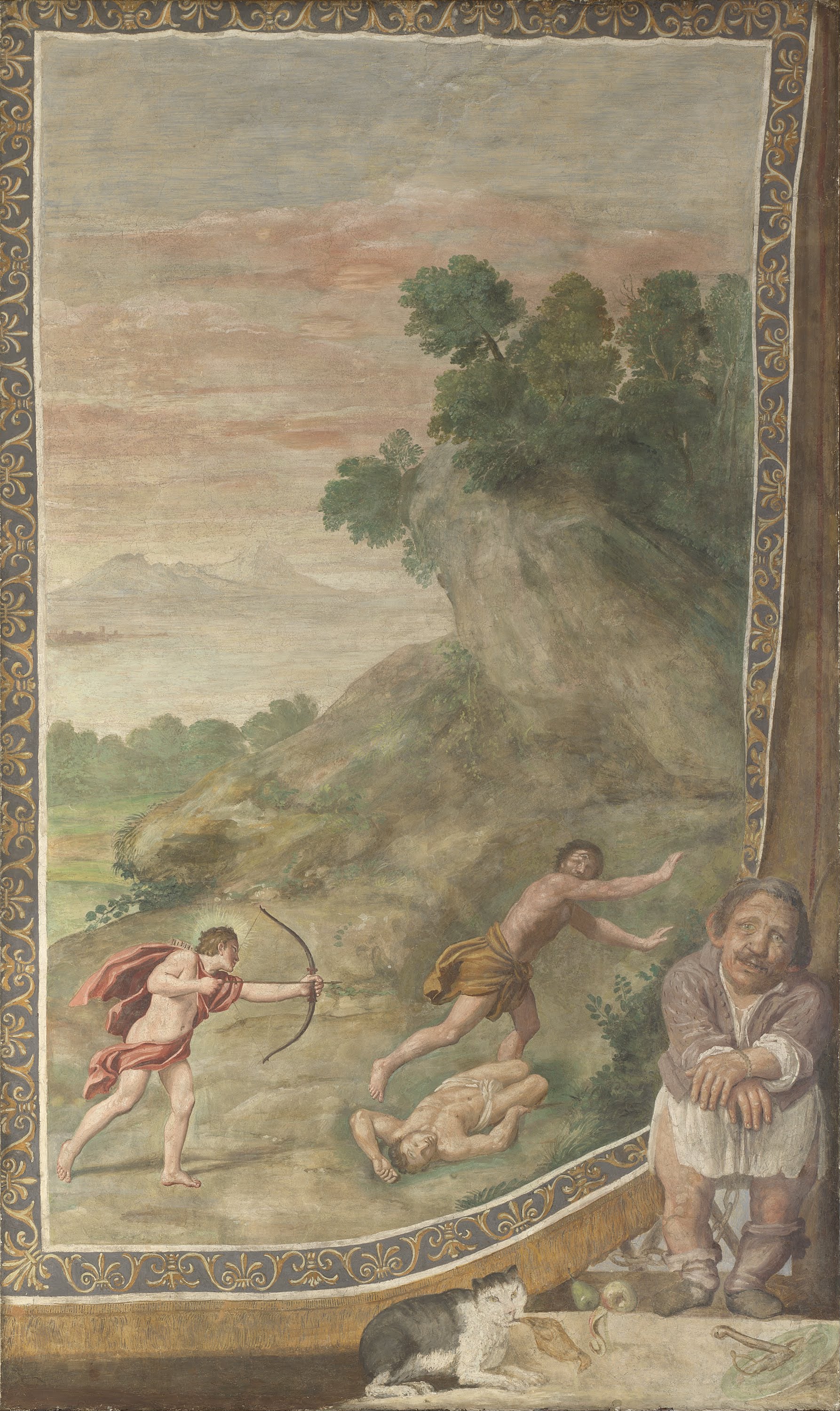 Apollon tuant le Cyclope - Domenichino